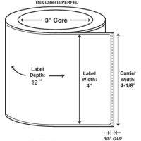 3 X 5 Black Labels for Printing